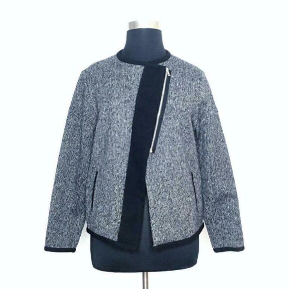!Oversized! Marissa Webb L Navy Phoebe Jacket - Picture 2 of 5